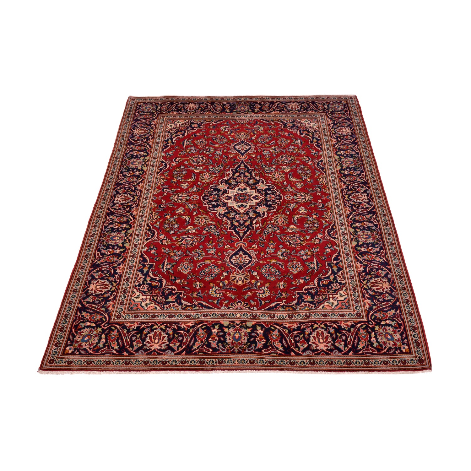 Tappeto Kashan Vecchio 217 X 140  Cm