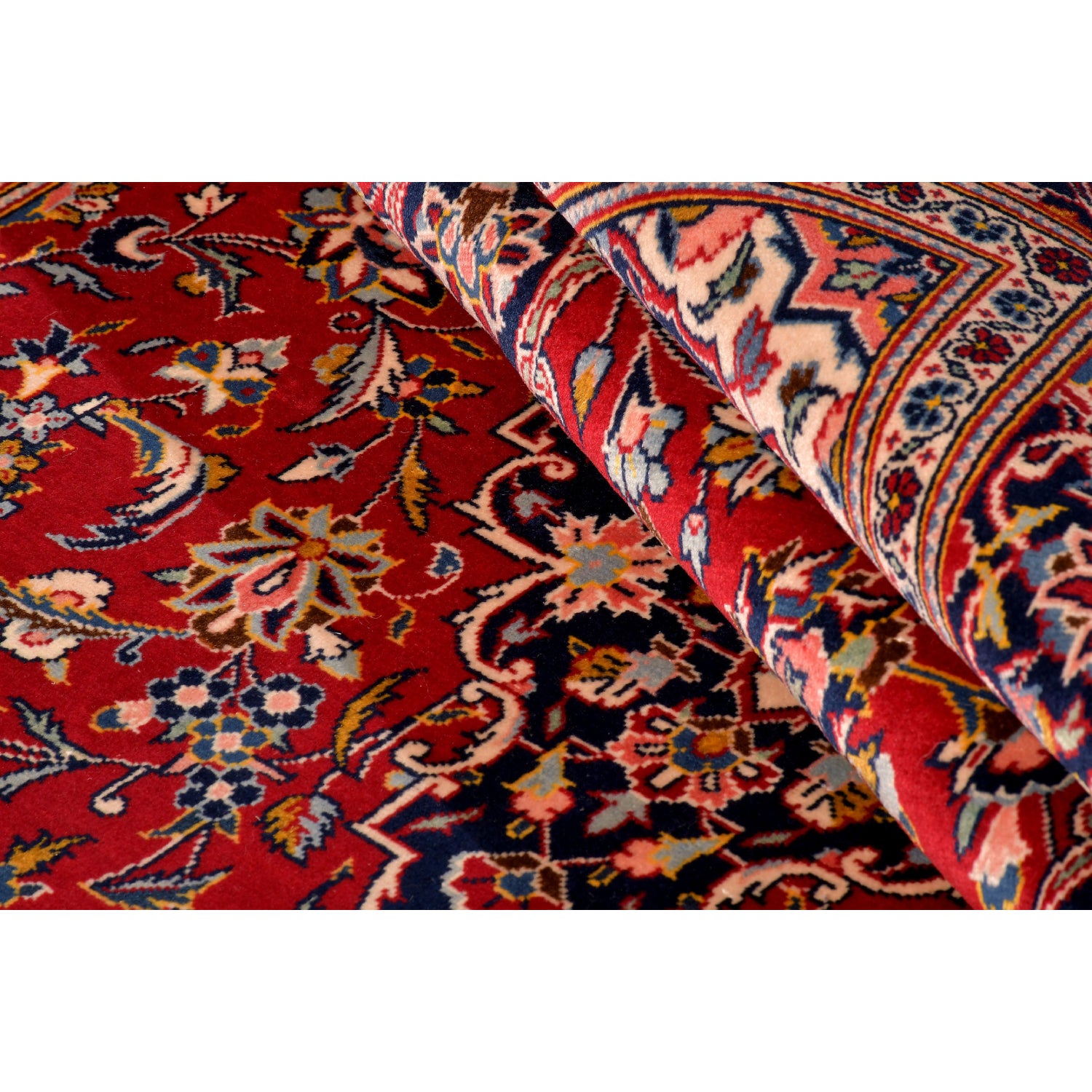 Tappeto Kashan Vecchio 217 X 140  Cm