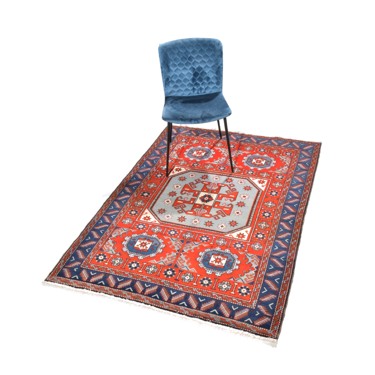 Tappeto Caucasico 188 x 132 Cm Tappeto Caucasico 188 x 132 Cm