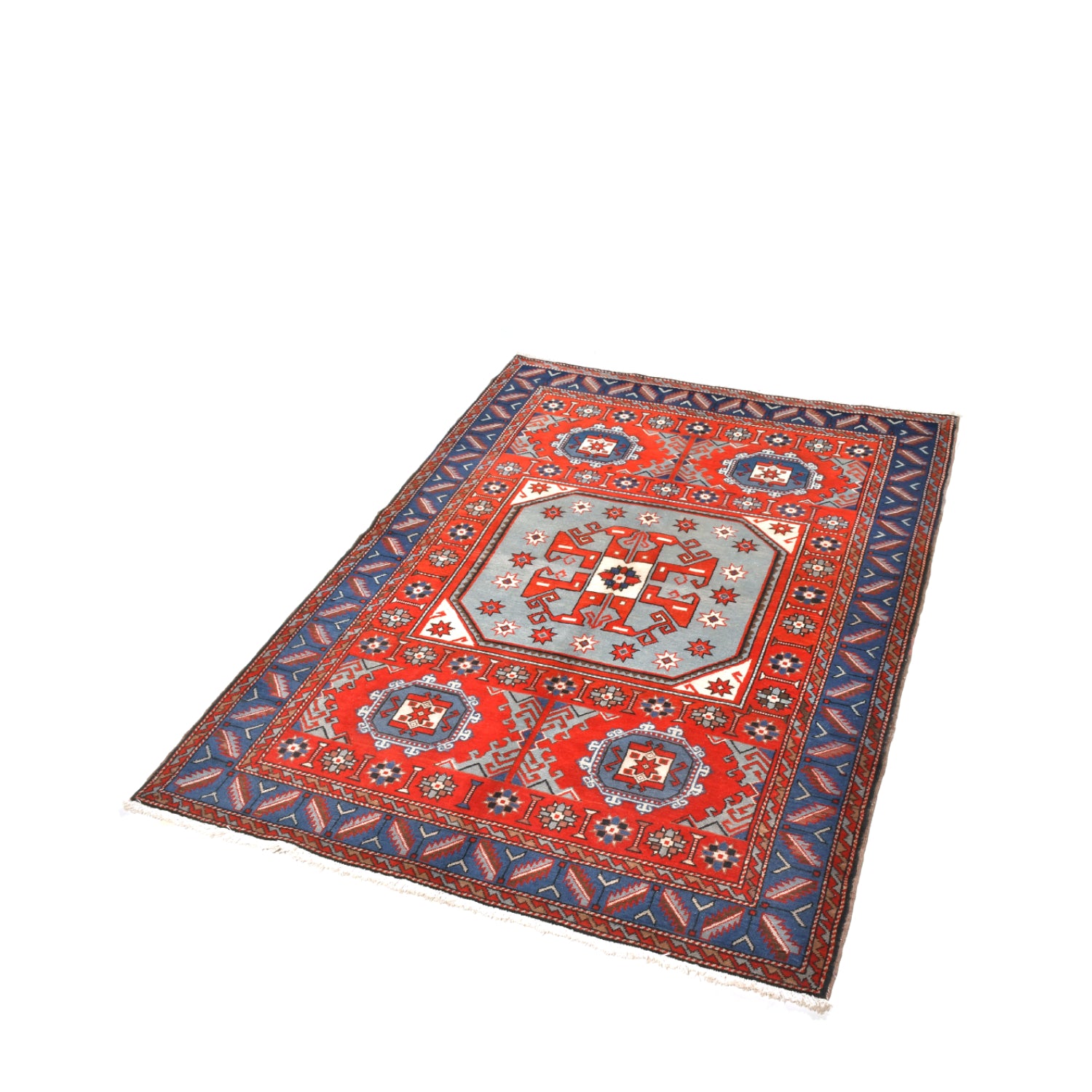 Tappeto Caucasico 188 x 132 Cm Tappeto Caucasico 188 x 132 Cm