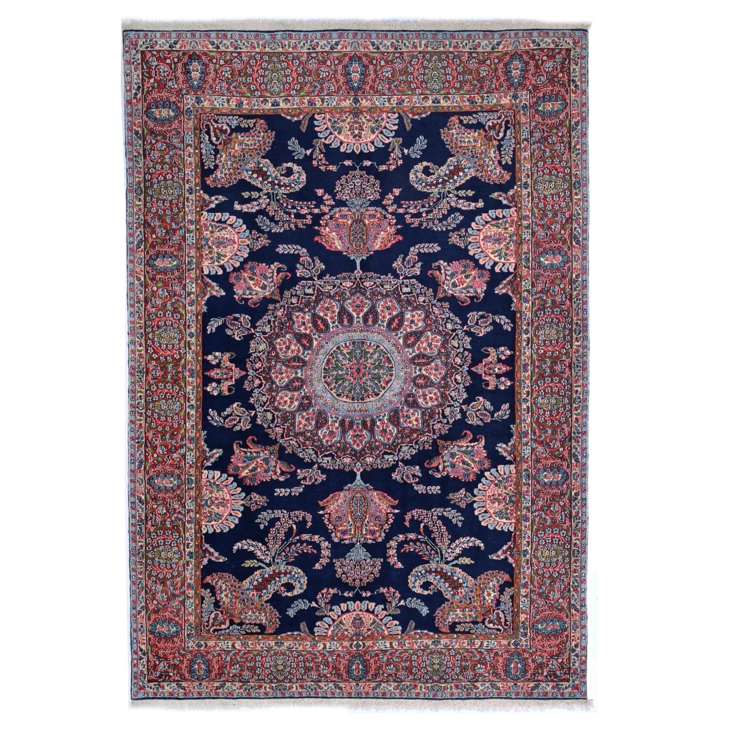 Tappeto Kerman Fine 253 X 153 Cm