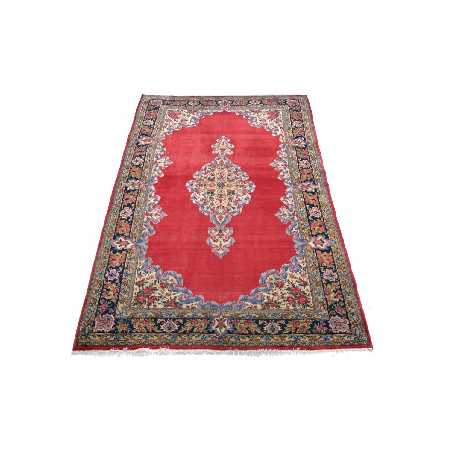 Tappeto Kerman Imperiale Antico 224 x 118 Cm