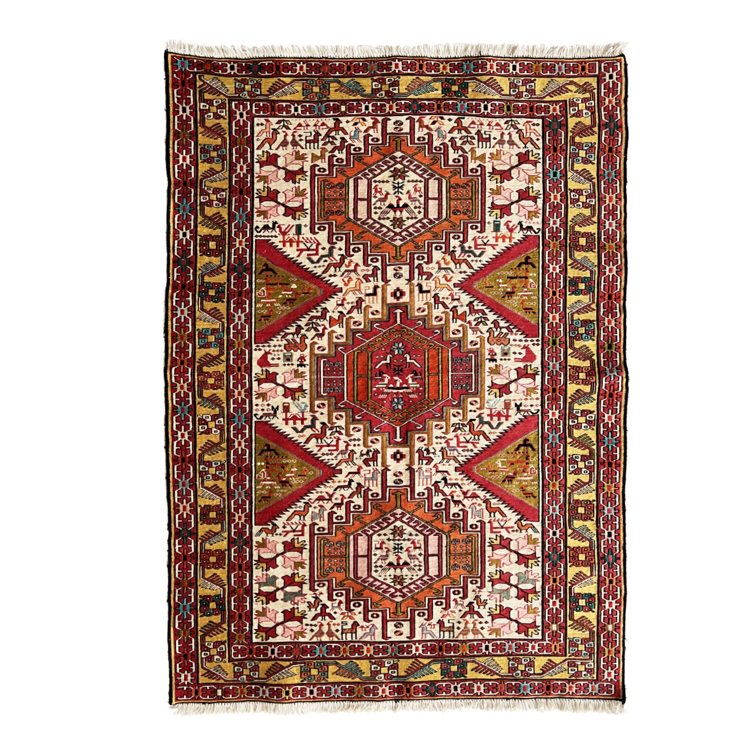 Kilim Sumak Seta 144 X 102 cm