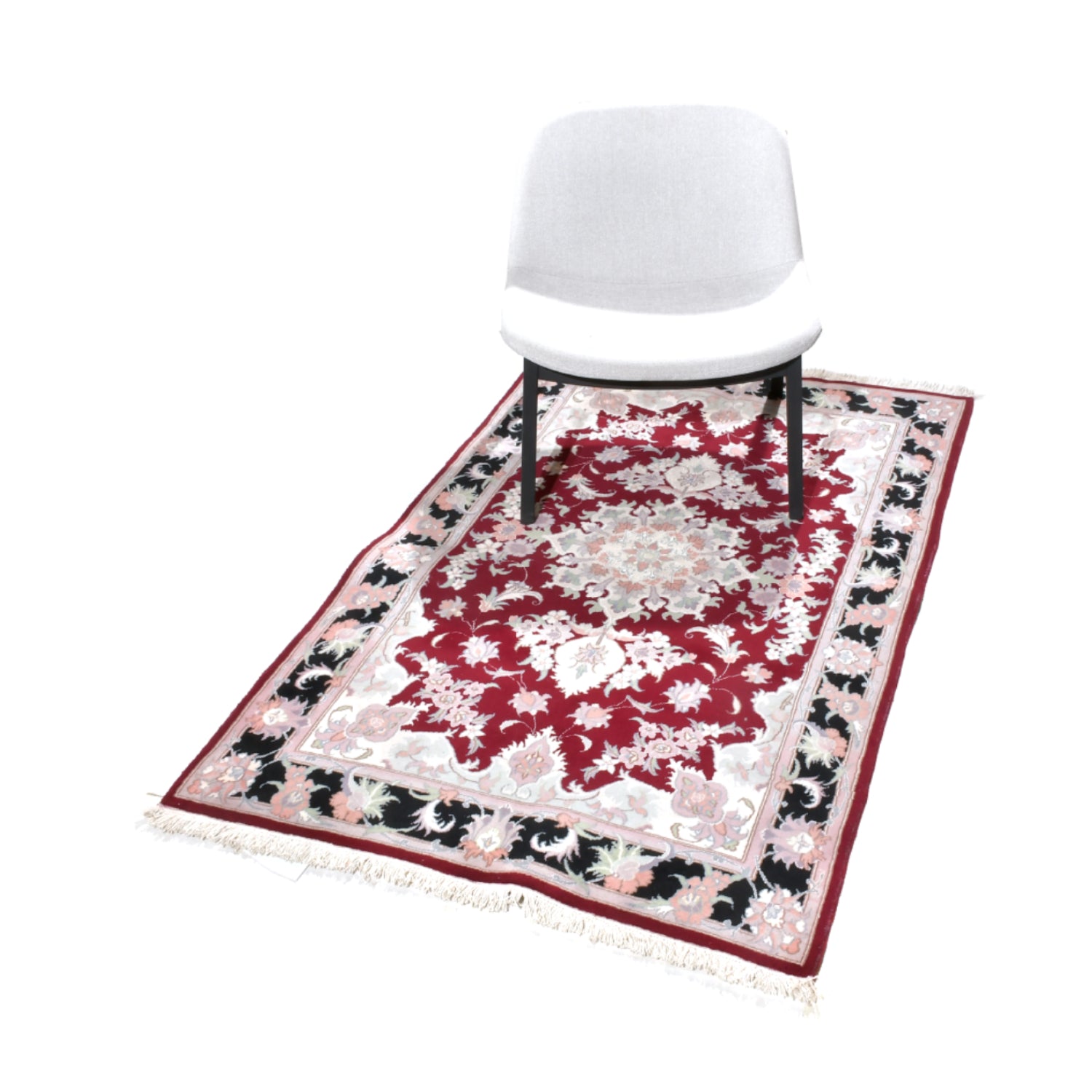 Tappeto Mashad Tabriz Design 188 x 118  cm