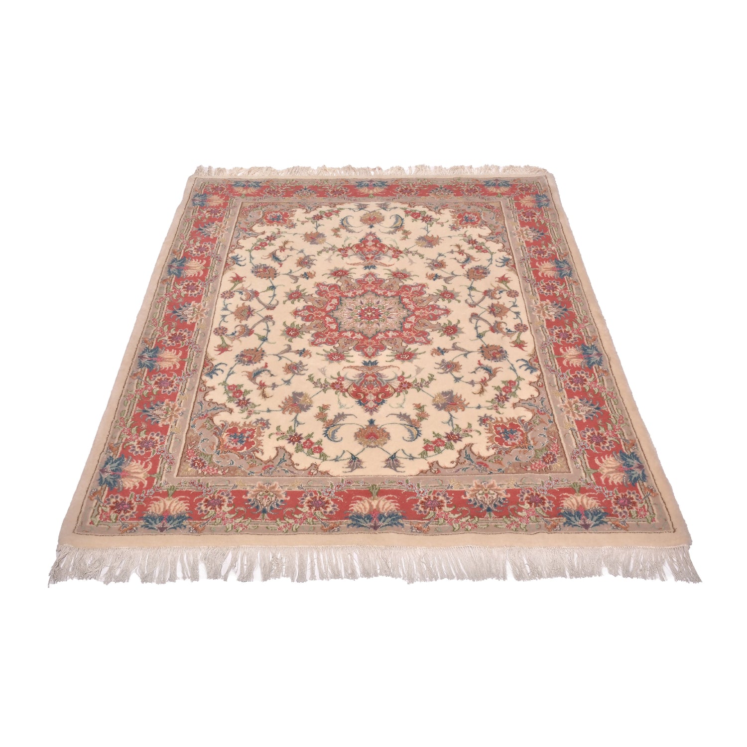 Tappeto Mashad Tabriz Design 194 X 151  cm