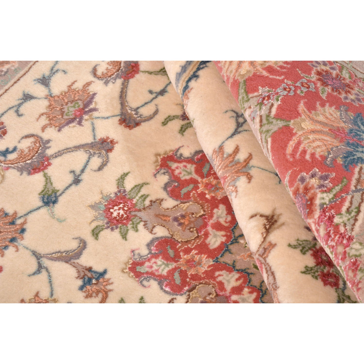 Tappeto Mashad Tabriz Design 194 X 151  cm Tappeto Mashad Tabriz Design 194 X 151  cm