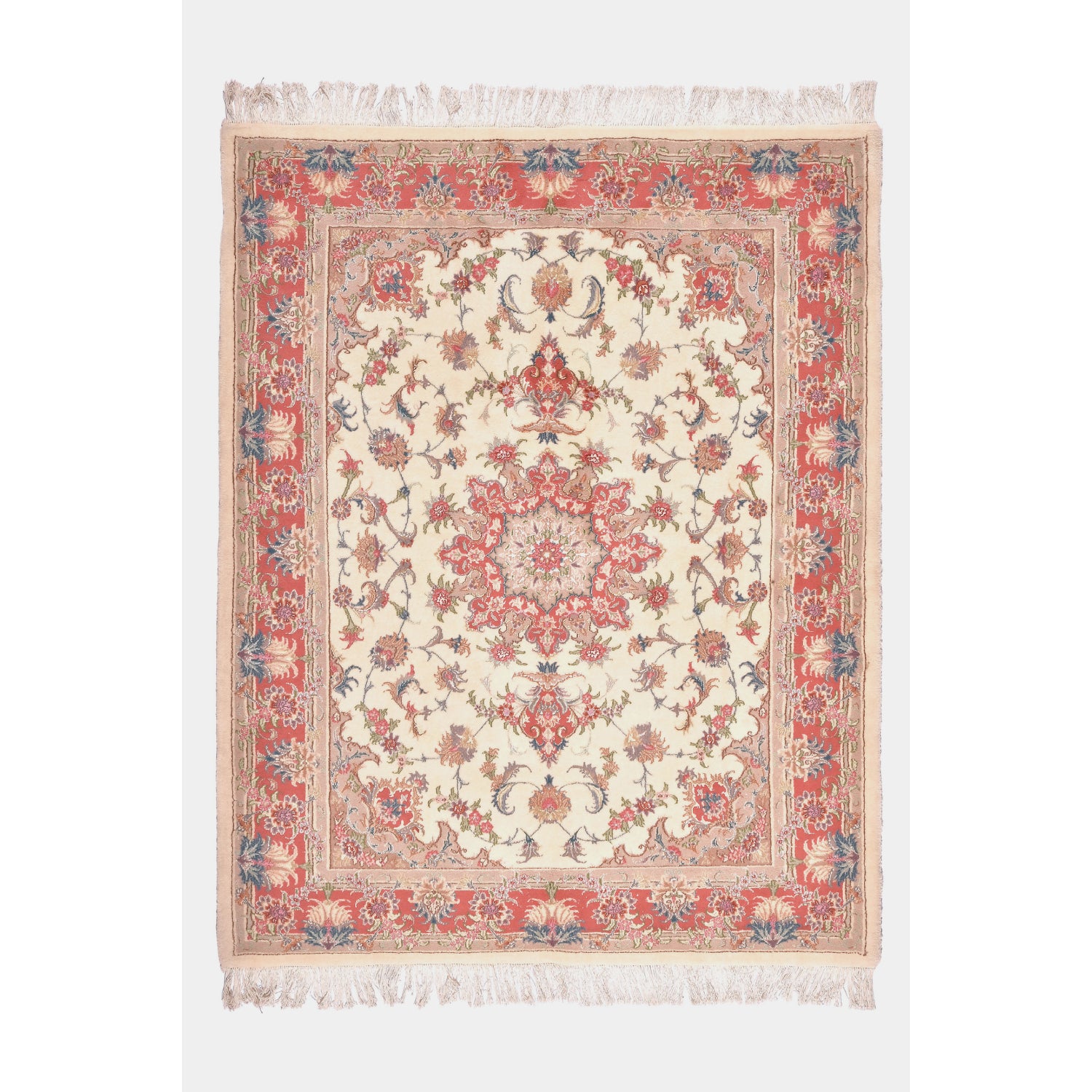 Tappeto Mashad Tabriz Design 194 X 151  cm