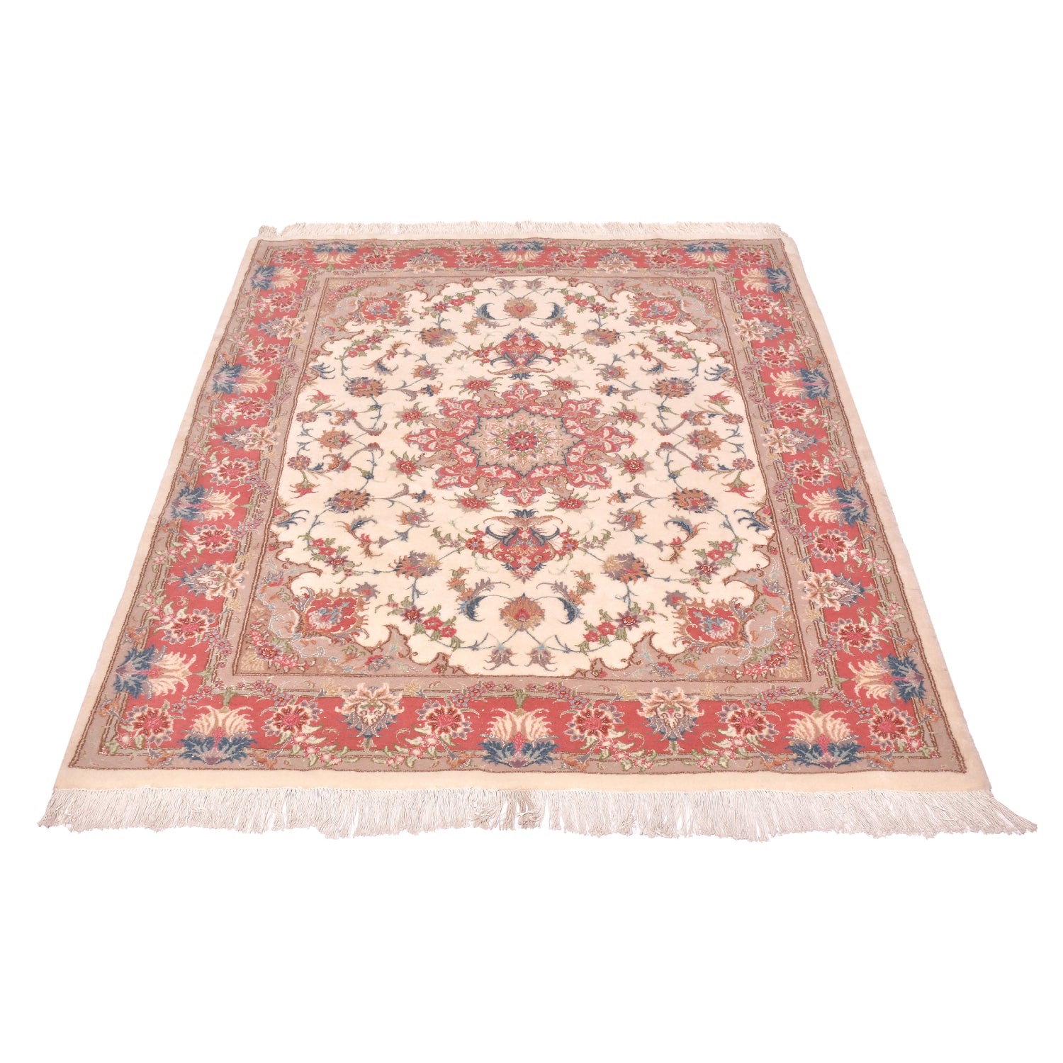 Tappeto Mashad Tabriz Design 198 x 150 cm