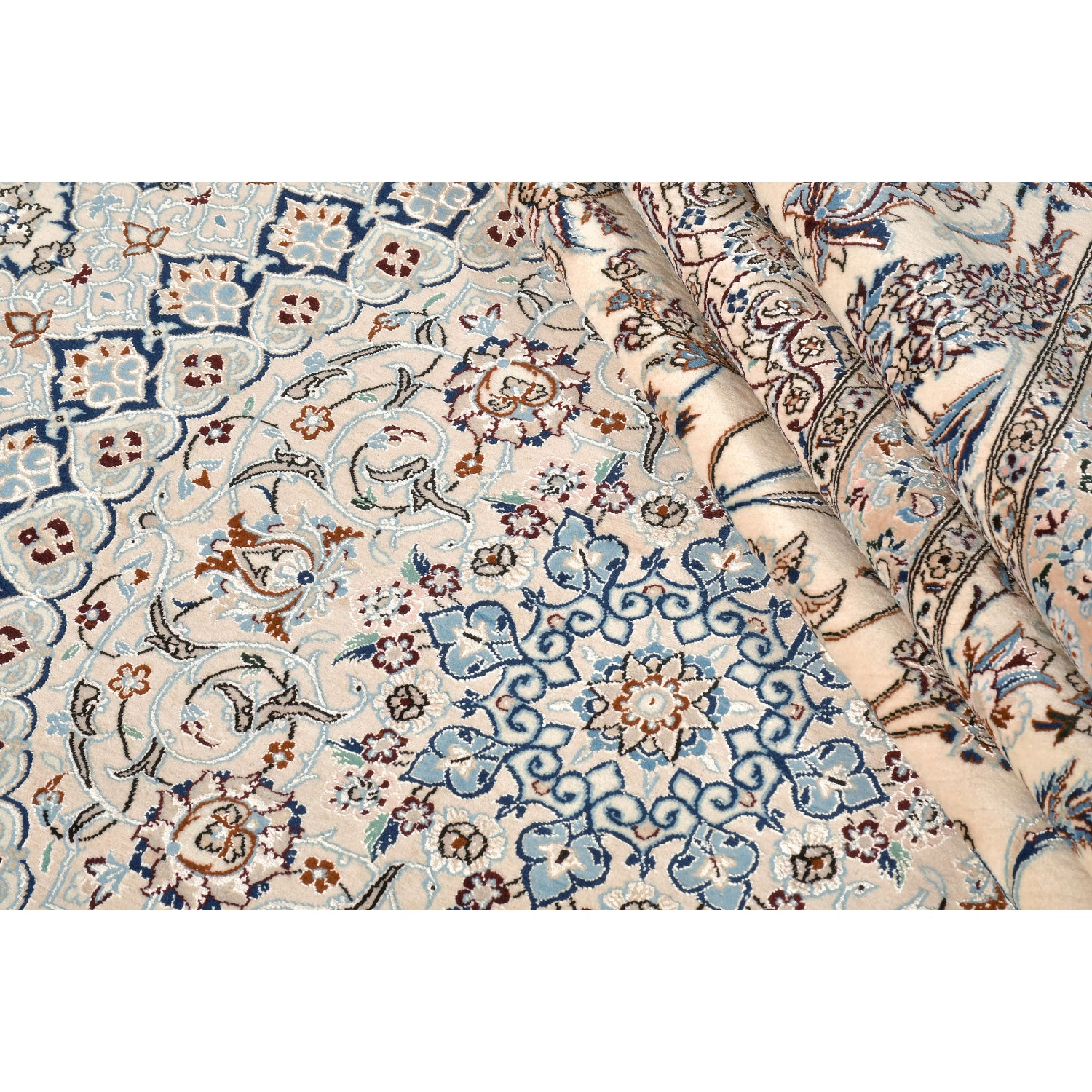 Tappeto Nain extrafine 4 Fili Firmato Mohammadi 367 X 266 cm Tappeto Nain extrafine 4 Fili Firmato Mohammadi 367 X 266 cm