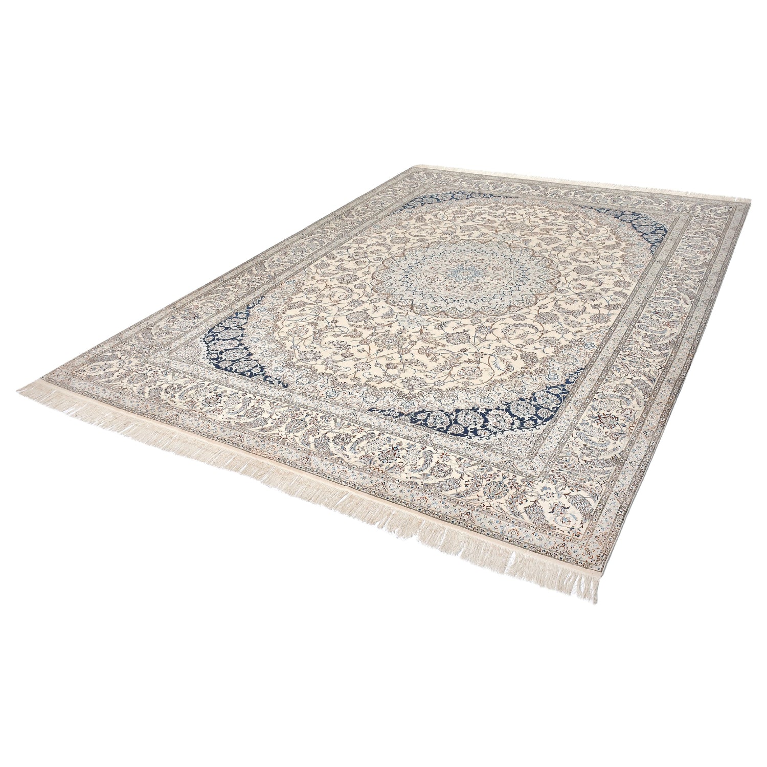 Tappeto Nain extrafine 4 Fili Firmato Mohammadi 367 X 266 cm Tappeto Nain extrafine 4 Fili Firmato Mohammadi 367 X 266 cm