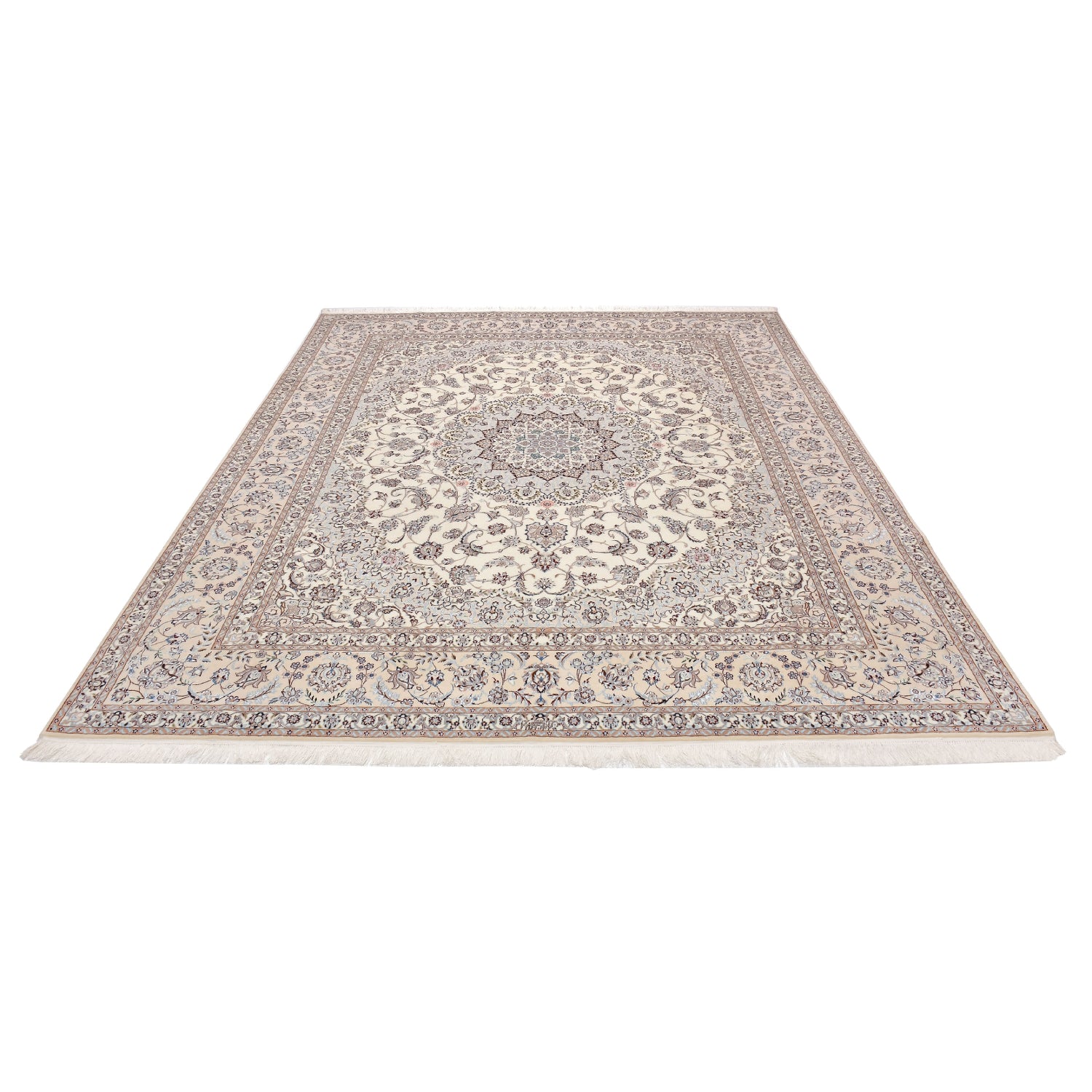 Tappeto Nain 6 Fili Firmato Habibian 311 X 258 cm