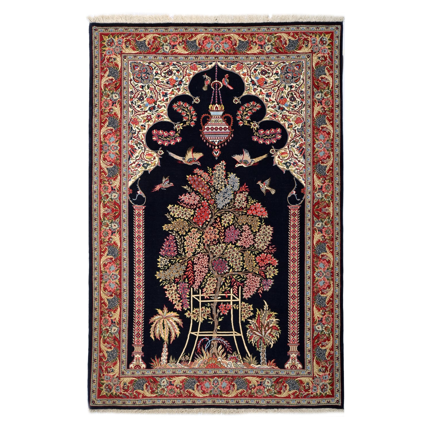Tappeto Qum Koork Extra Fine 211 x 140 cm