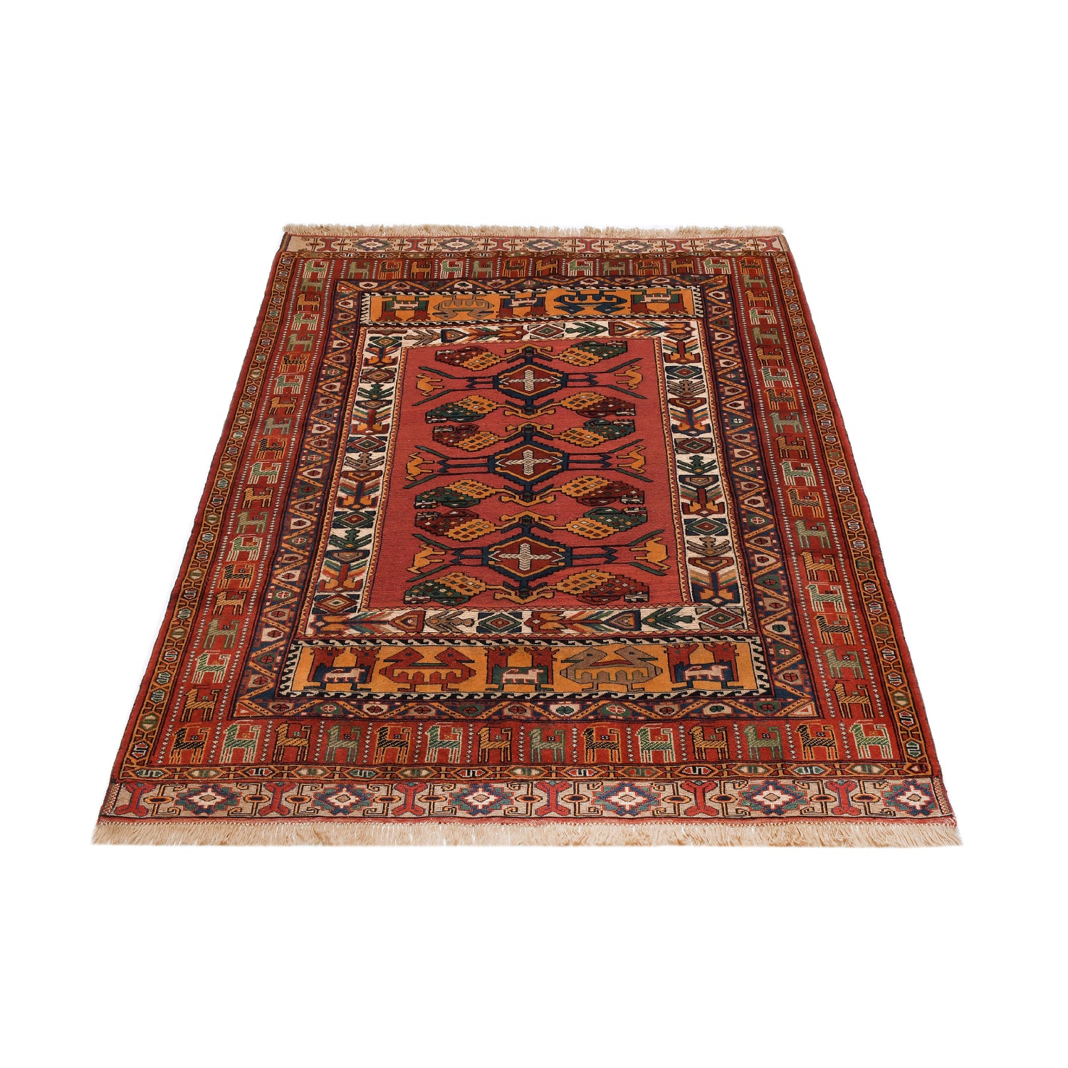 Tappeto Sirjan Rilievo 188 X 136 cm