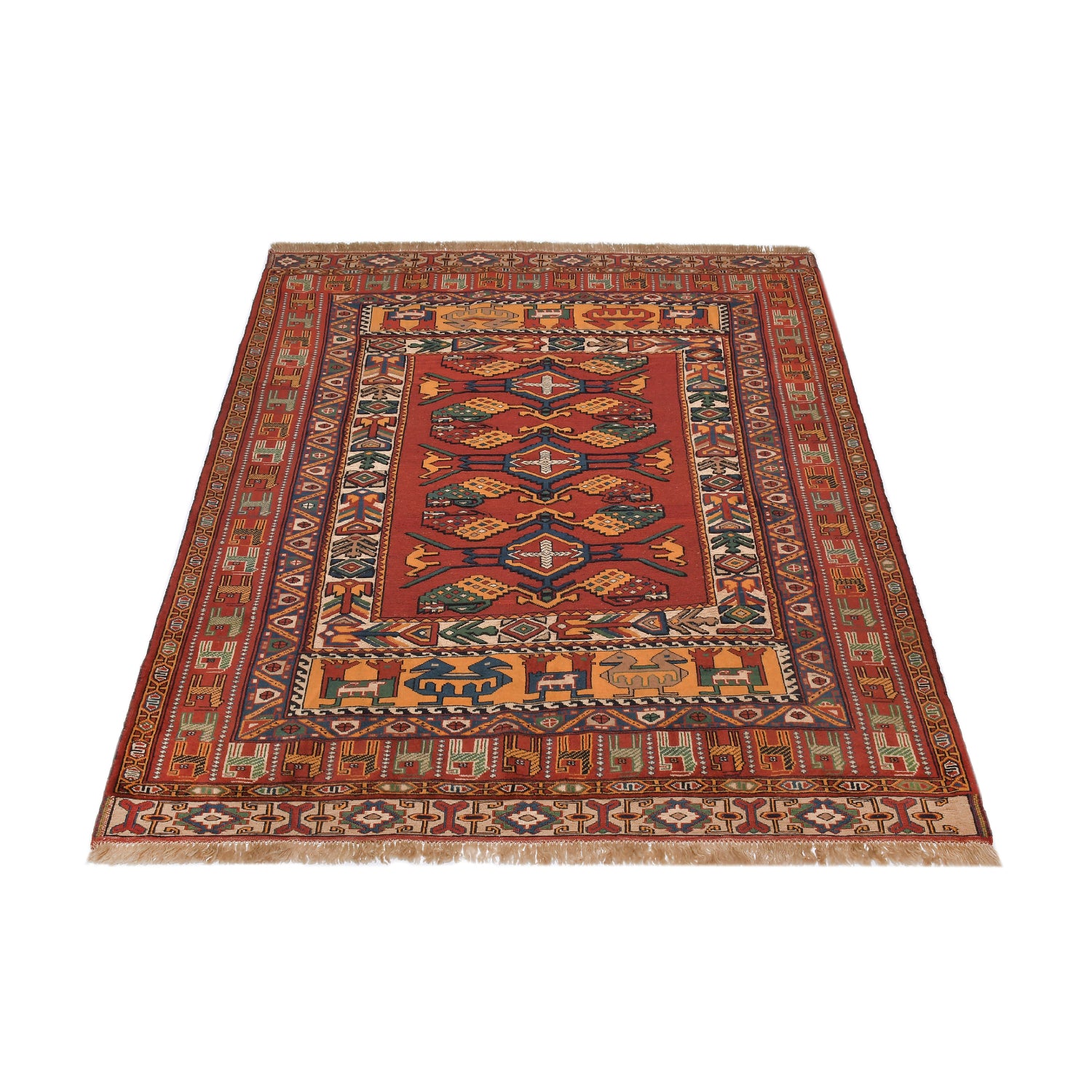 Tappeto Sirjan Rilievo 188 X 136 cm