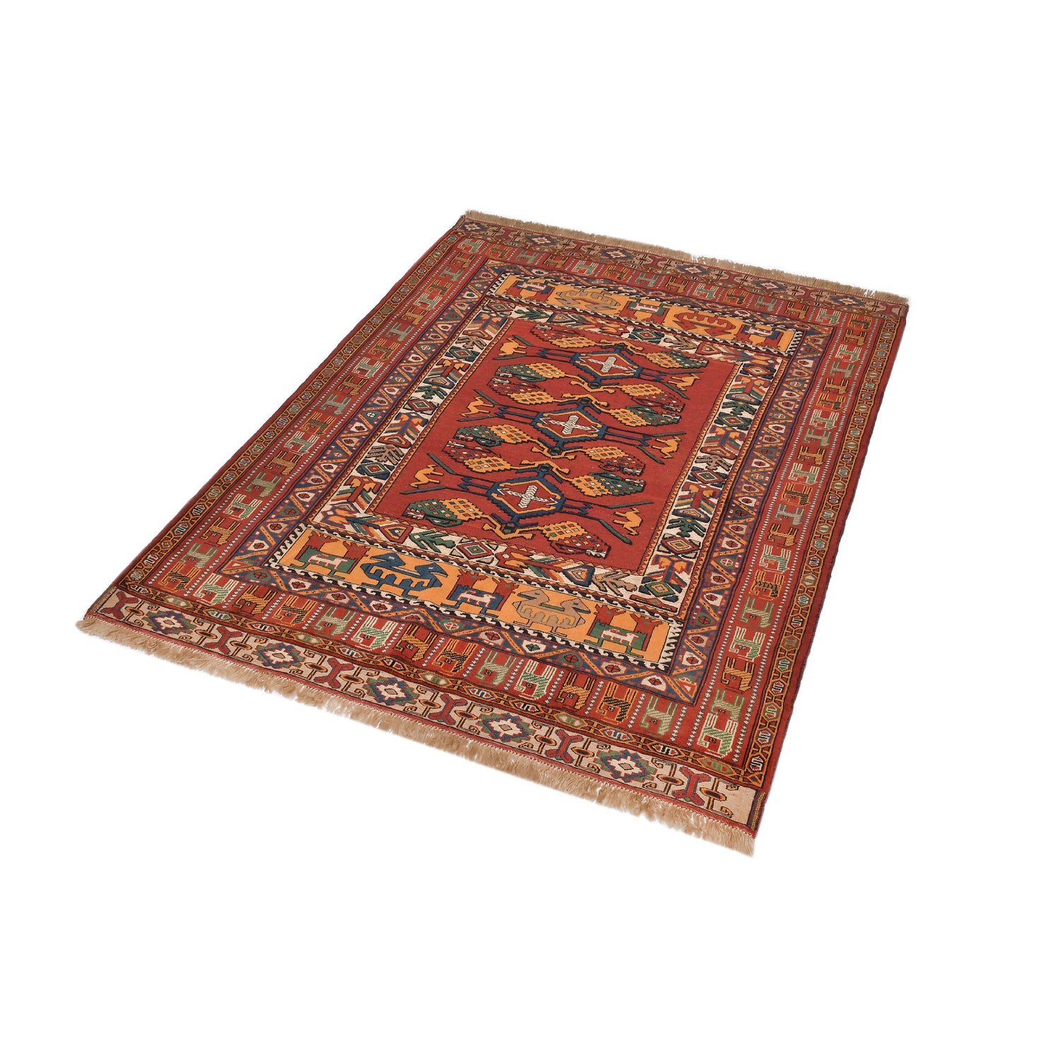 Tappeto Sirjan Rilievo 188 X 136 cm