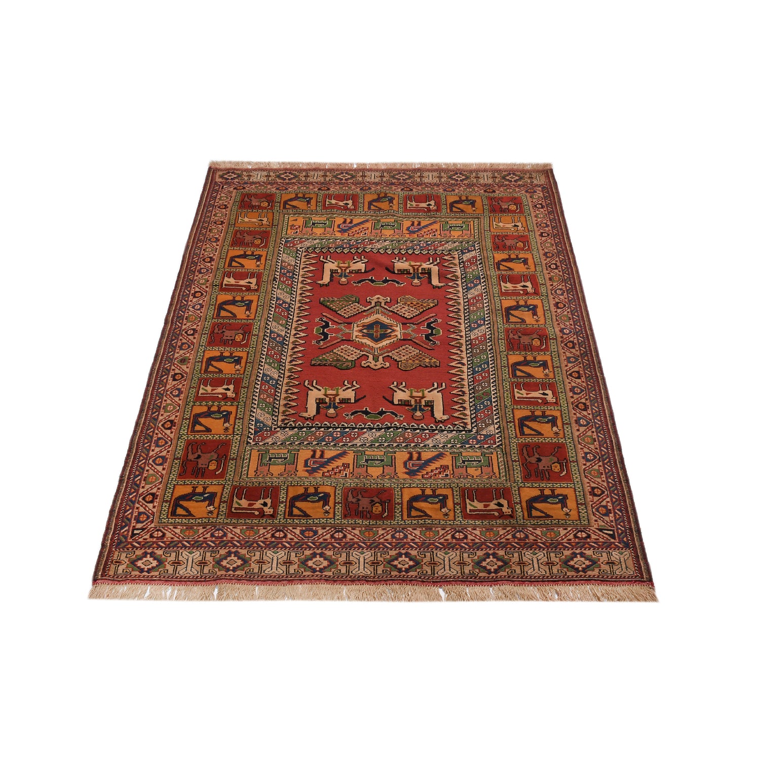 Tappeto Sirjan Rilievo 190 X 132 cm