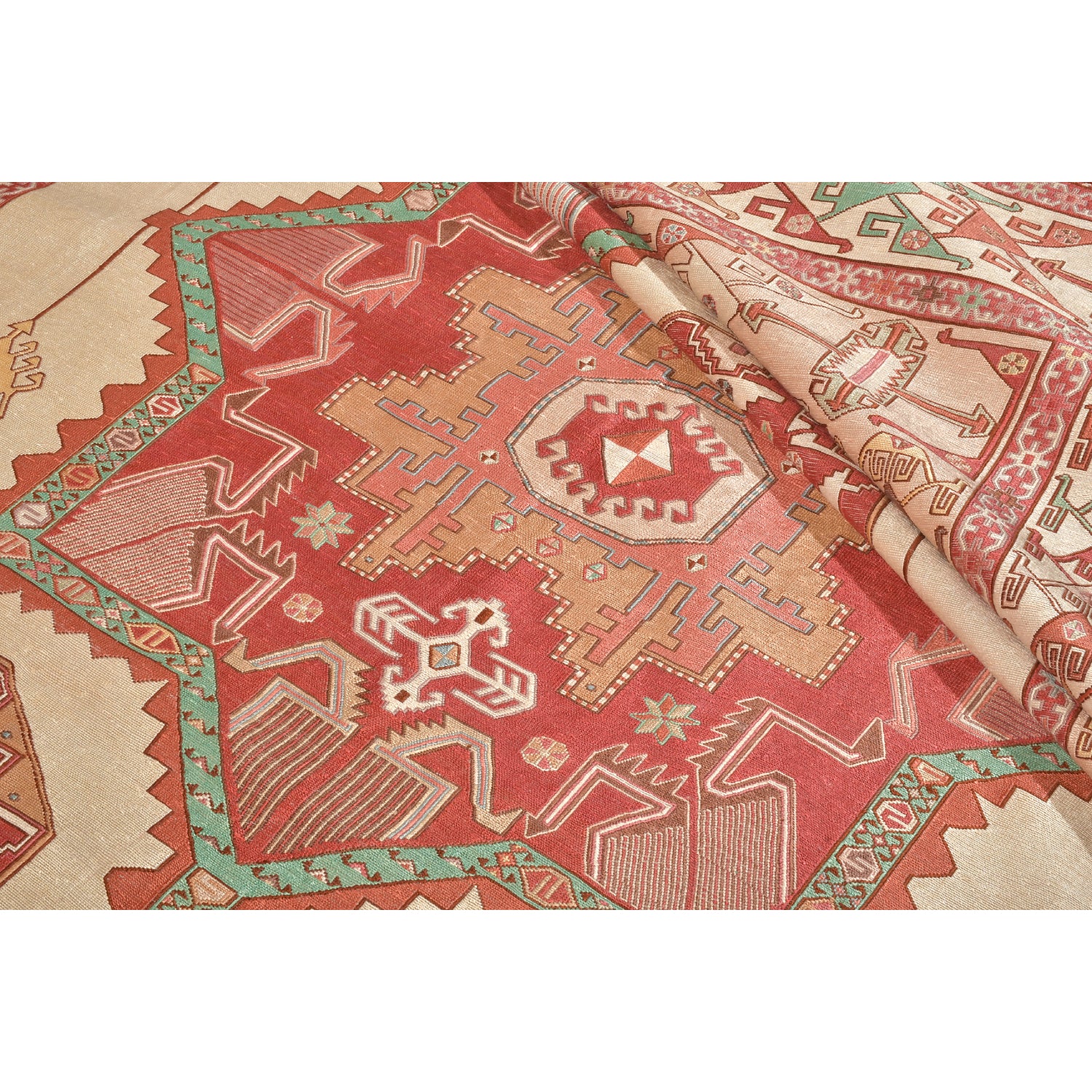 Kilim Sumak Seta 290 X 200 cm