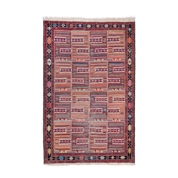 Kilim Sumak Seta Vecchio 202 X 130 cm