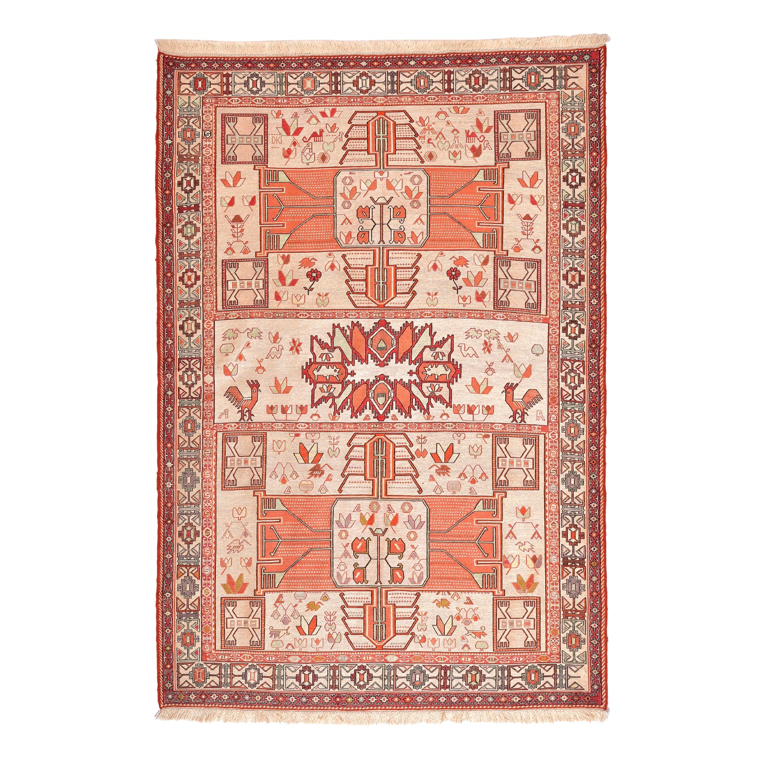 Kilim Sumak Seta 193 x 133 cm