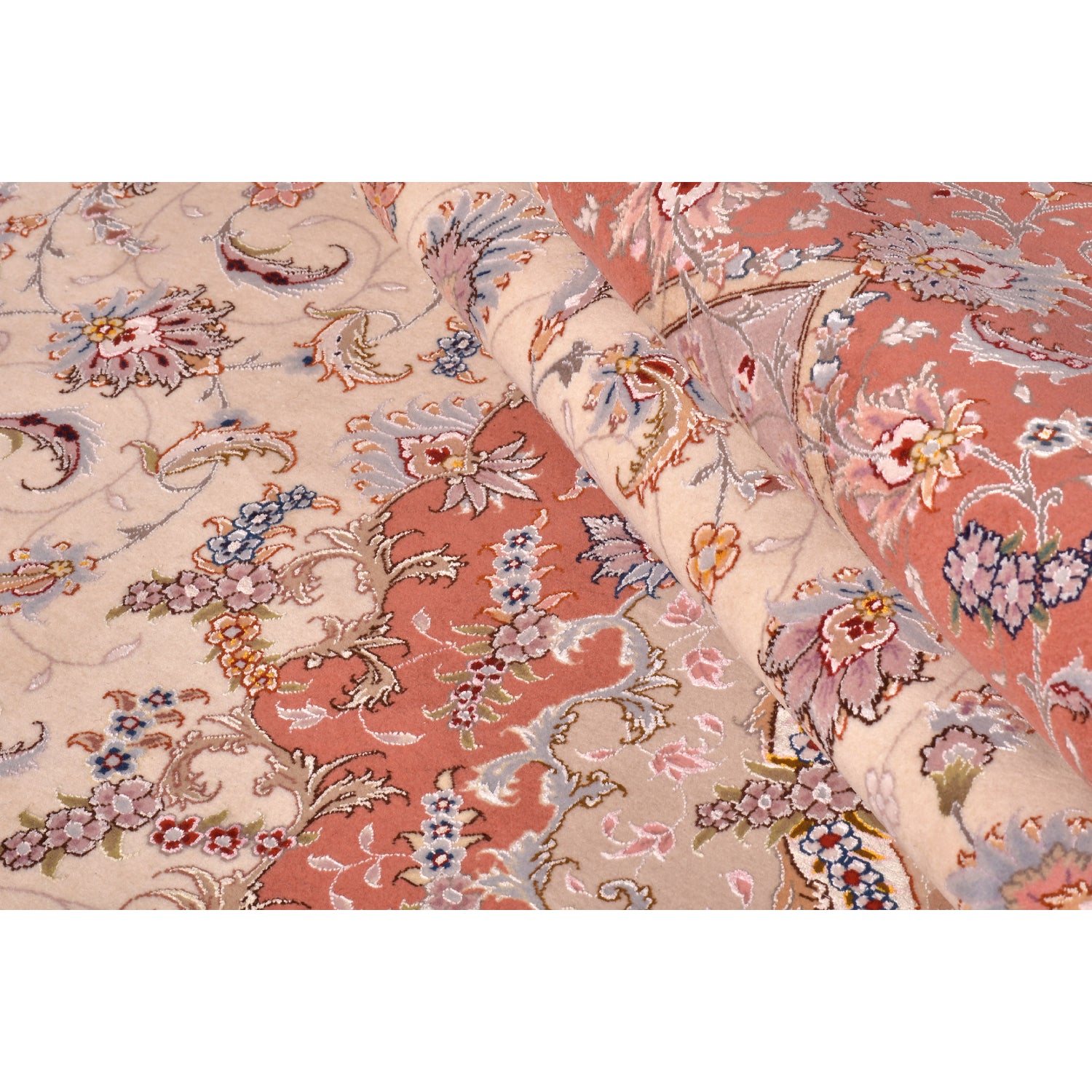 Tappeto Tabriz extrafine 60 Raj 362 X 247 cm Tappeto Tabriz extrafine 60 Raj 362 X 247 cm