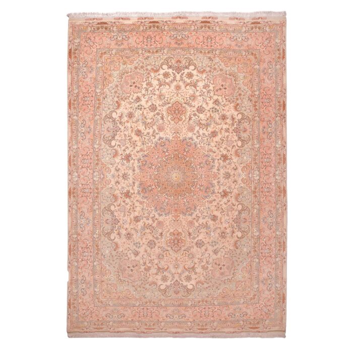 Tappeto Tabriz 80 Raj trama seta 374 X 248 cm