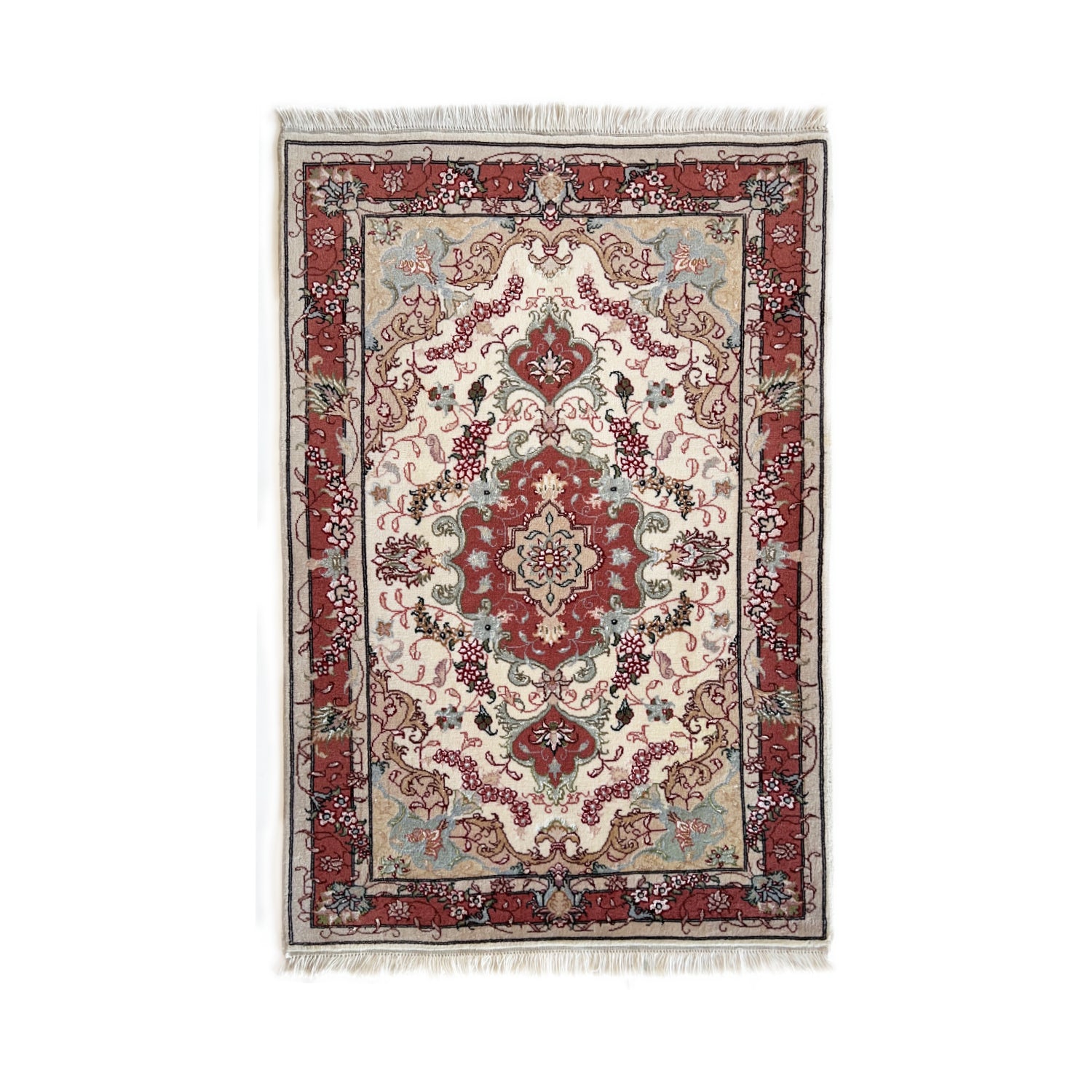 Tappeto Tabriz 50 Raj 110 X 77 cm Patina