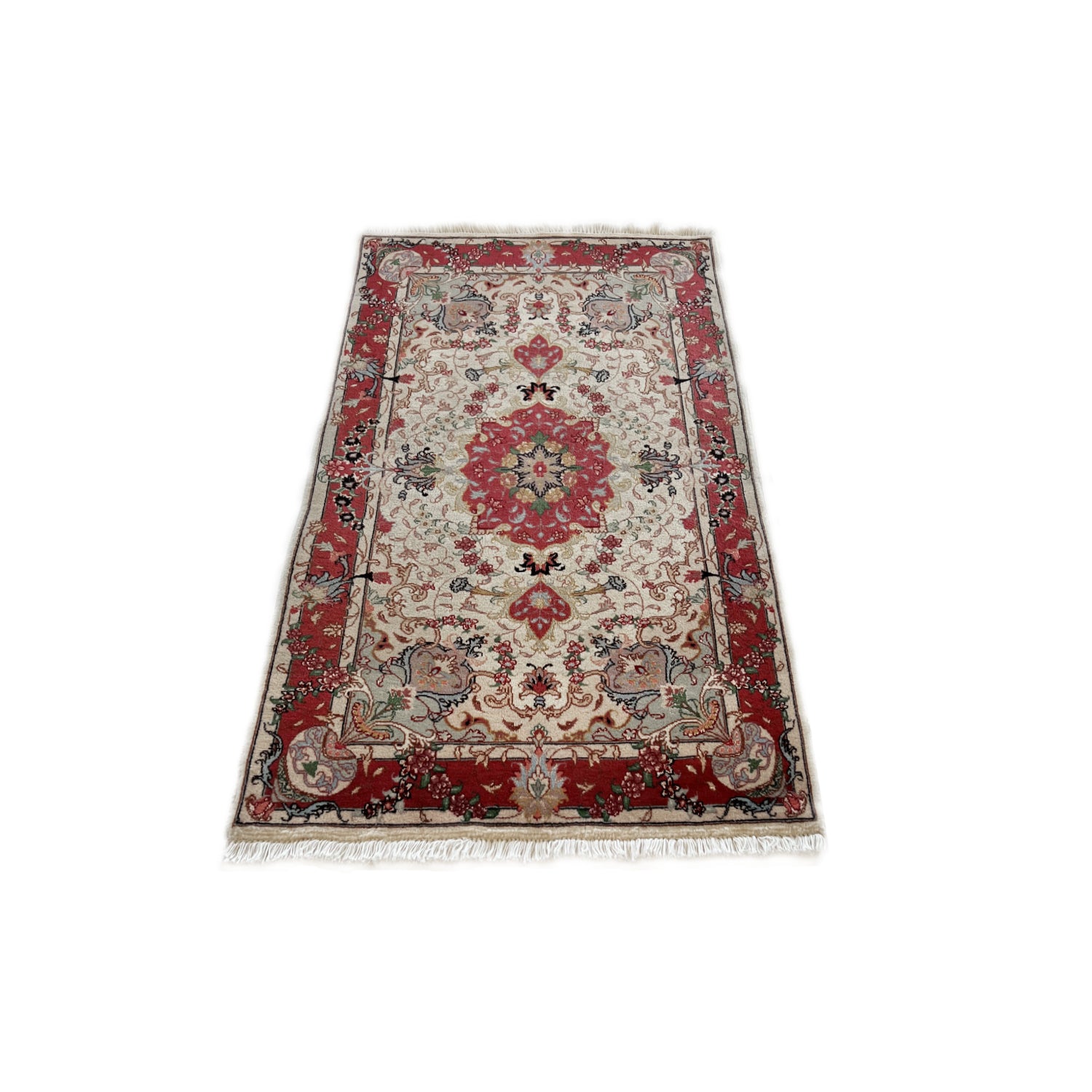 Tappeto Tabriz 50 Raj 124 X 73 cm Patina