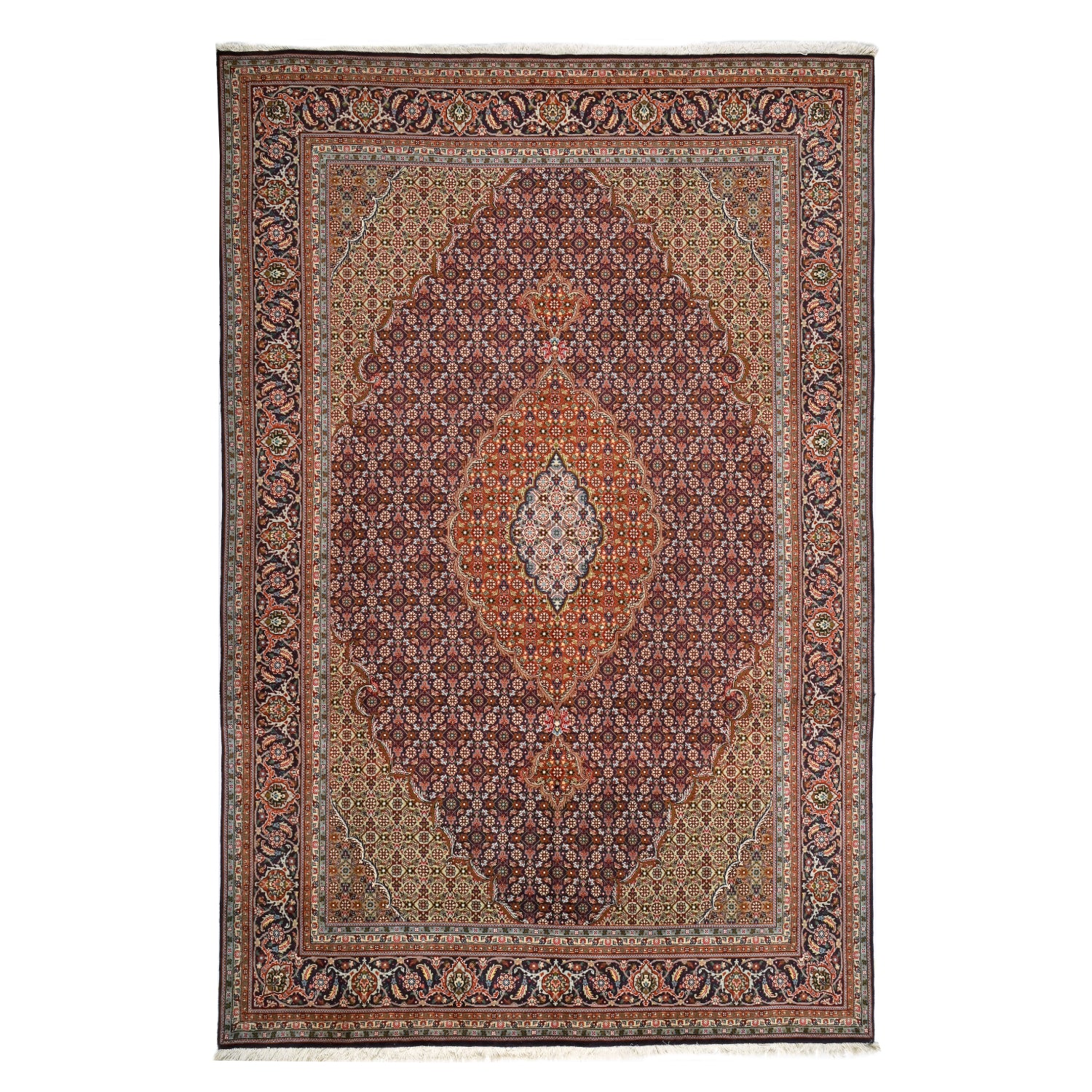 Tappeto Tabriz 50 Raj Disegno Mahi 301 X 200 cm