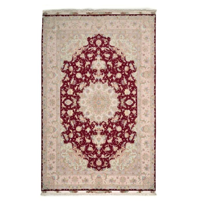 Tappeto Tabriz 60 Raj trama seta 314 X 200 cm
