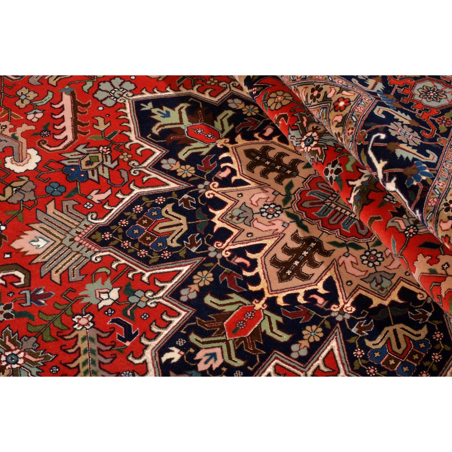 Tappeto Tabriz 50 Raj Disegno Heriz 320 X 203 cm