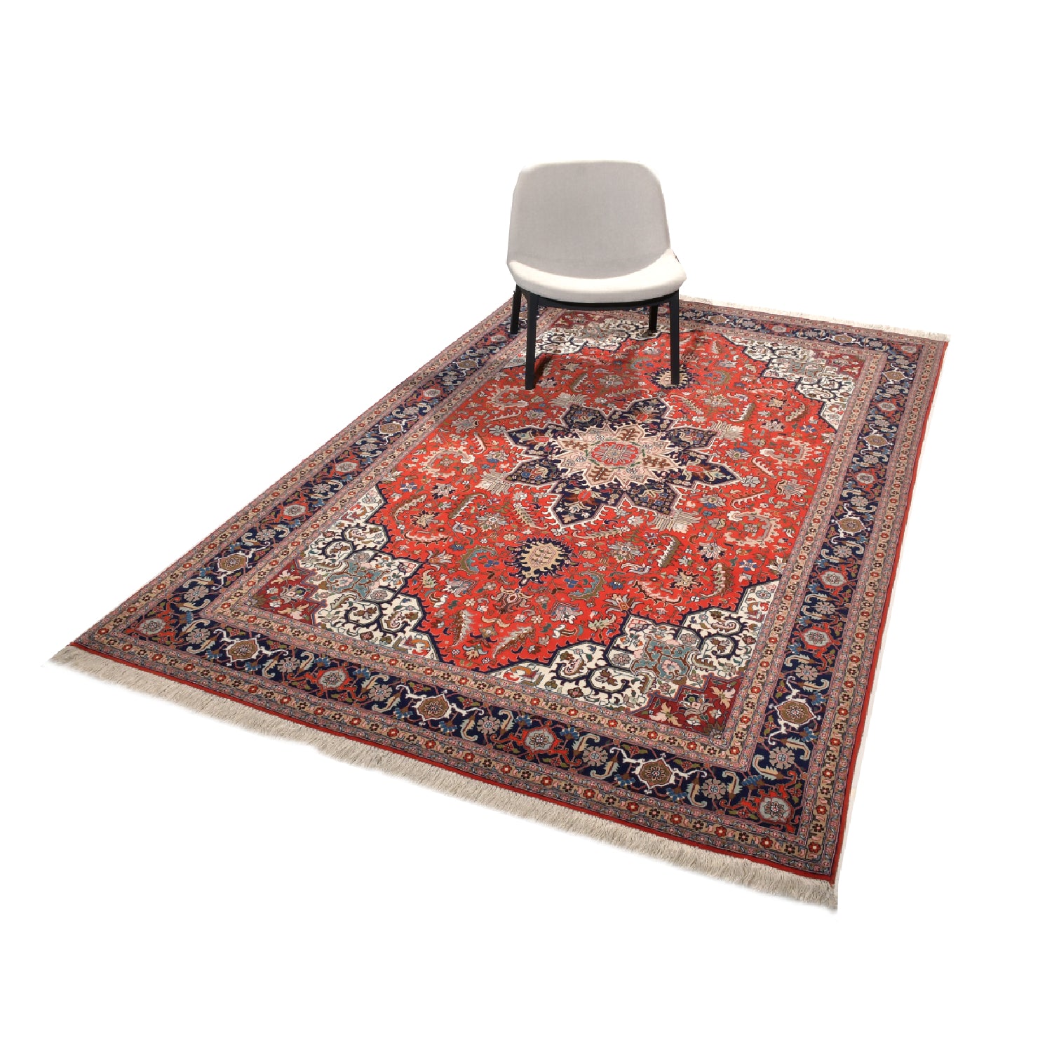 Tappeto Tabriz 50 Raj Disegno Heriz 320 X 203 cm