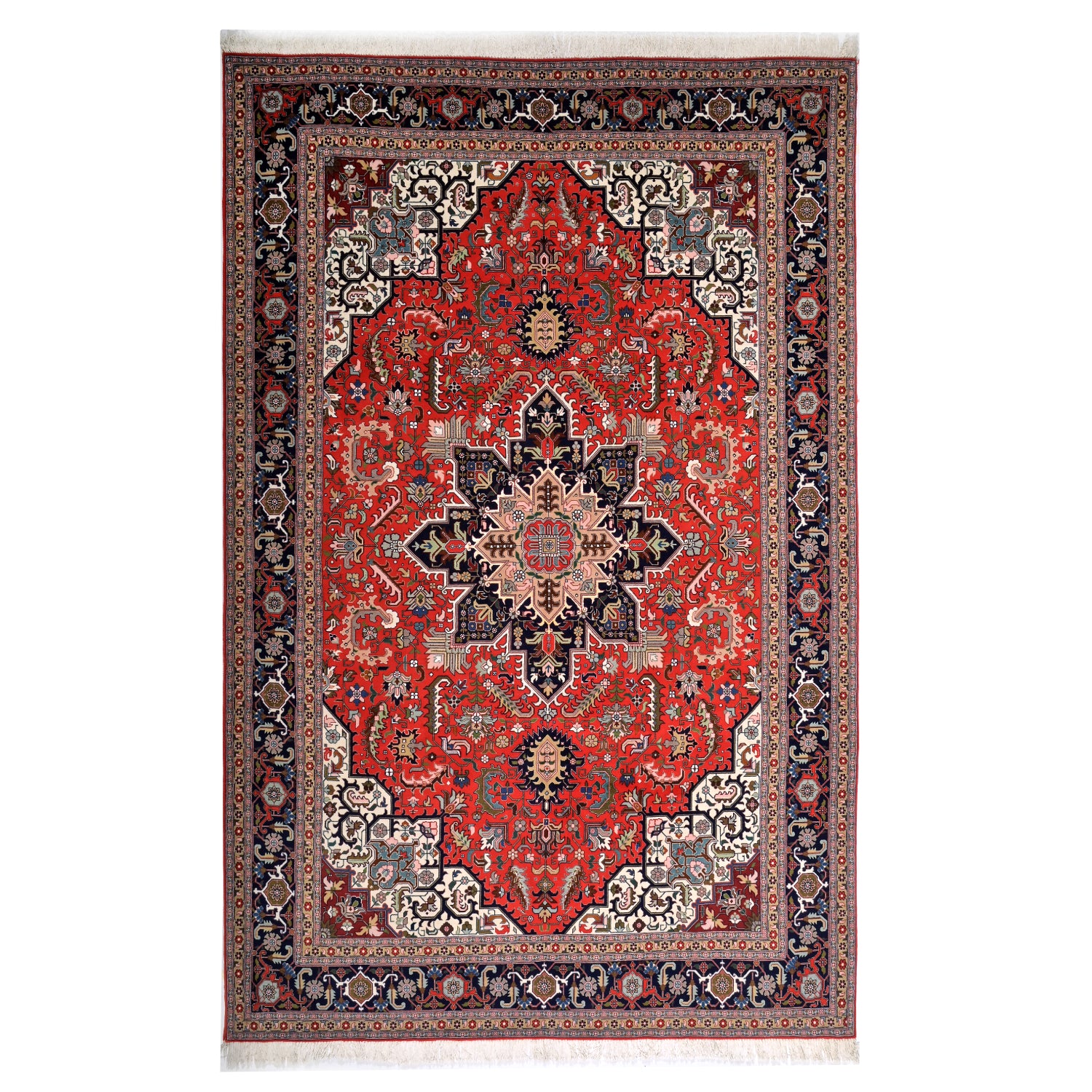 Tappeto Tabriz 50 Raj Disegno Heriz 320 X 203 cm