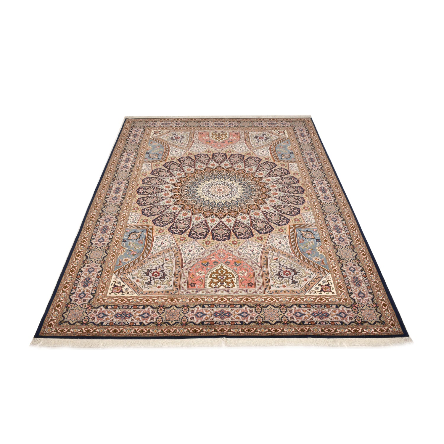 Tappeto Tabriz extrafine 50 Raj Disegno cupola 307 x 206 cm