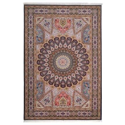 Tappeto Tabriz extrafine 50 Raj Disegno cupola 307 x 206 cm
