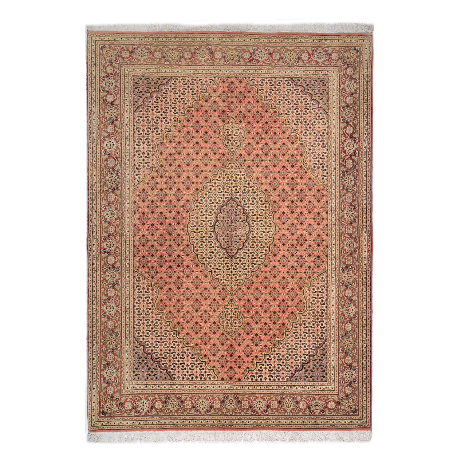 Tappeto Tabriz 50 Raj Disegno Mahi 210 X 150 cm