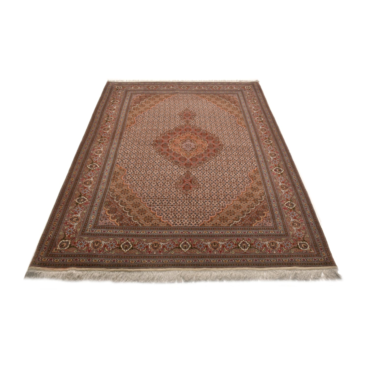 Tappeto Tabriz 50 Raj Disegno Mahi 220 X 151 cm