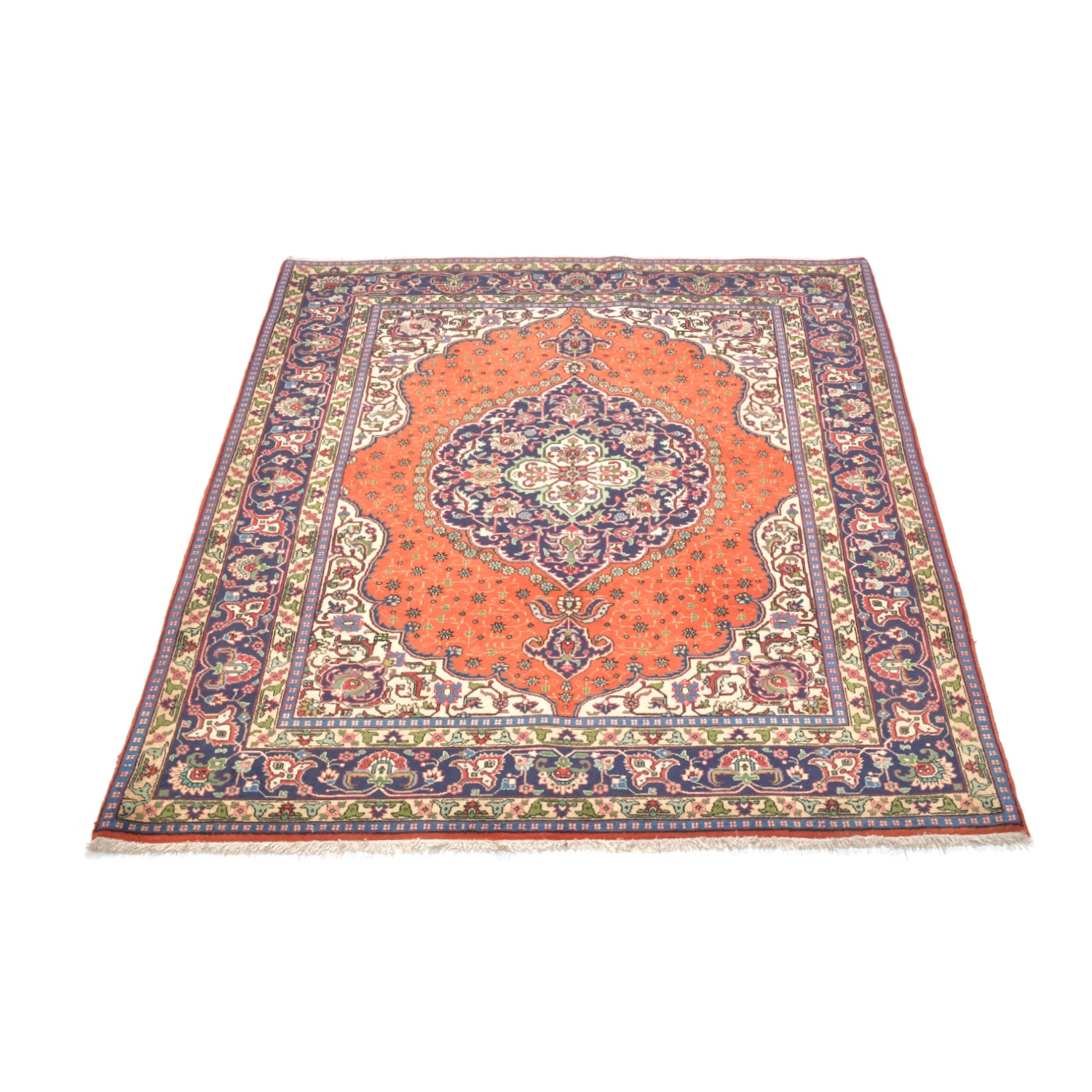 Tappeto Tabriz 40 Raj 186 X 139 cm