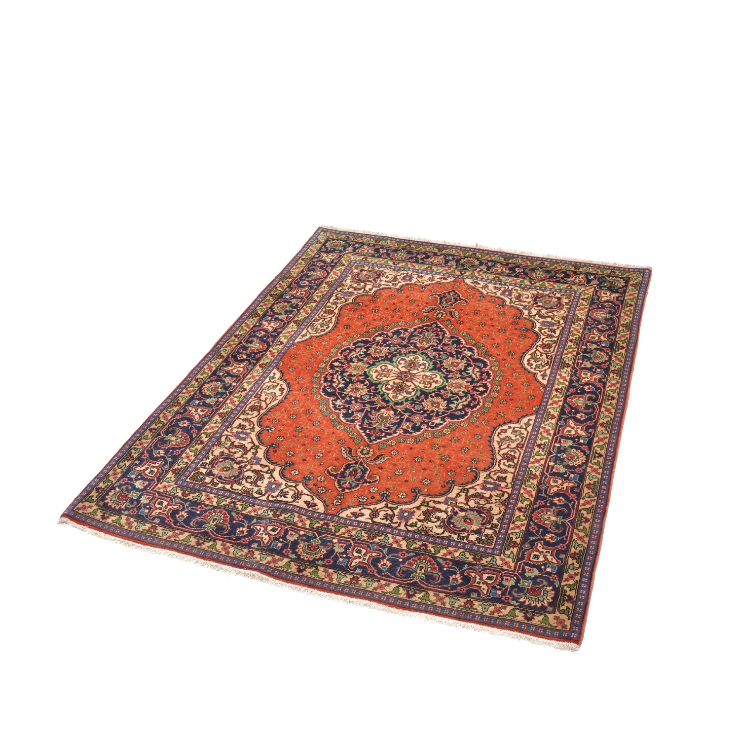 Tappeto Tabriz 40 Raj 186 X 139 cm