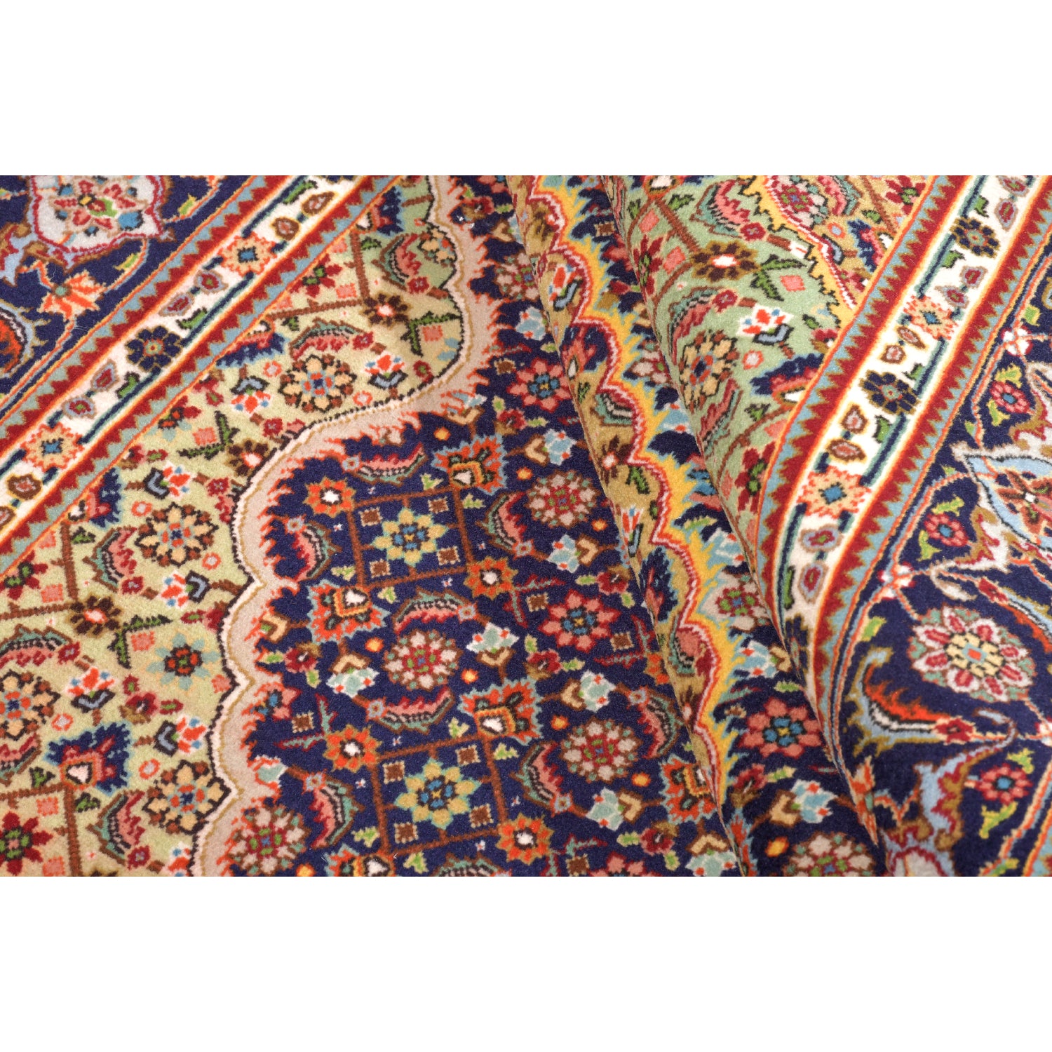 Tappeto Tabriz 50 Disegno Mahi 195 x 146 cm