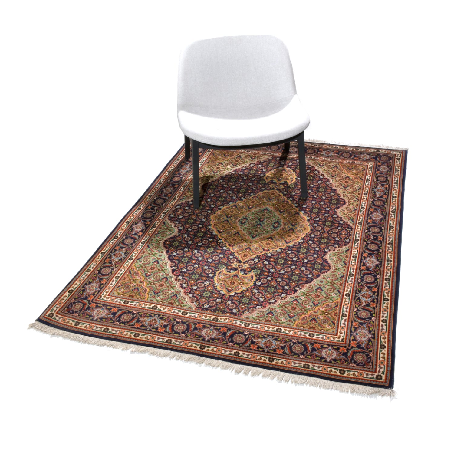 Tappeto Tabriz 50 Disegno Mahi 195 x 146 cm