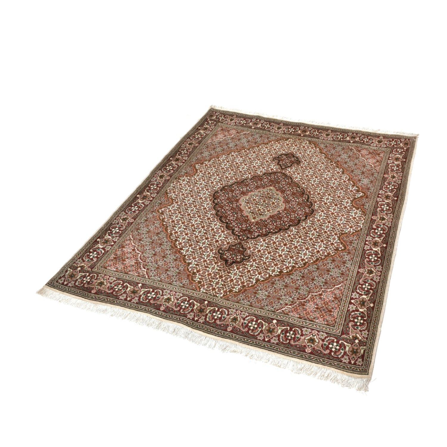 Tappeto Tabriz 40 Raj Disegno Mahi 195 x 151 cm