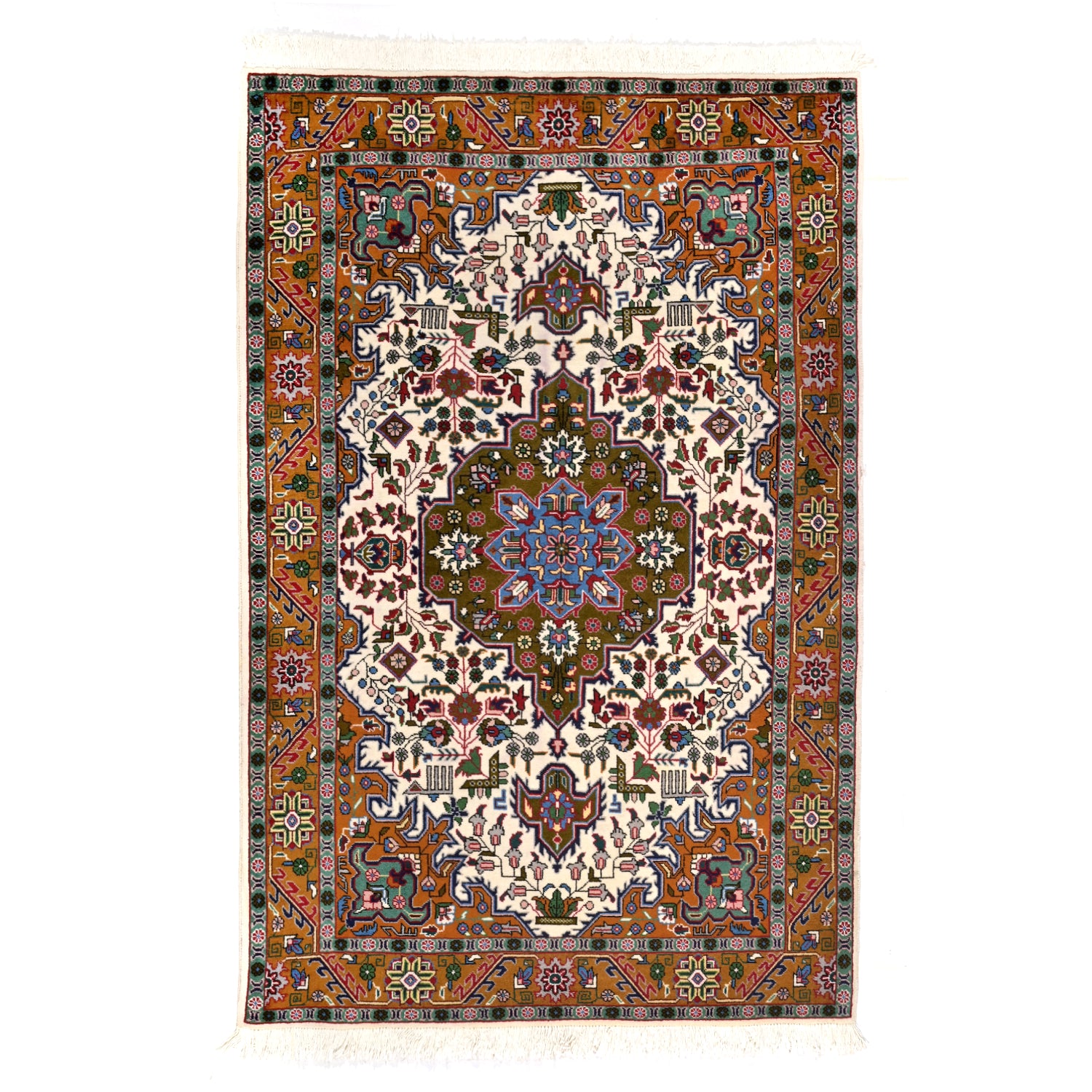 Tappeto Tabriz 40 Raj  153 x 97 cm