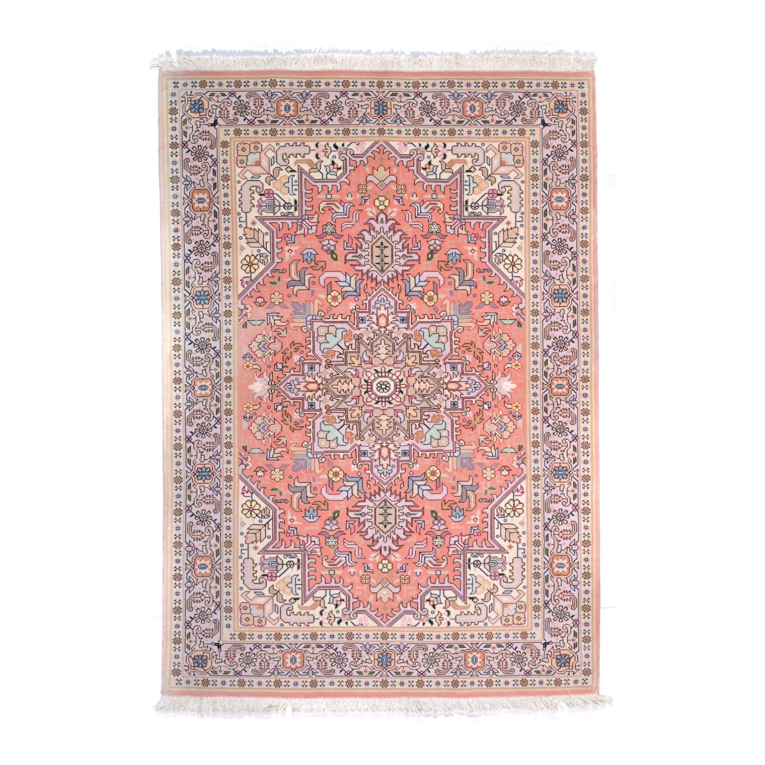 Tappeto Tabriz 50 Raj Disegno Heriz 158 x 105 cm