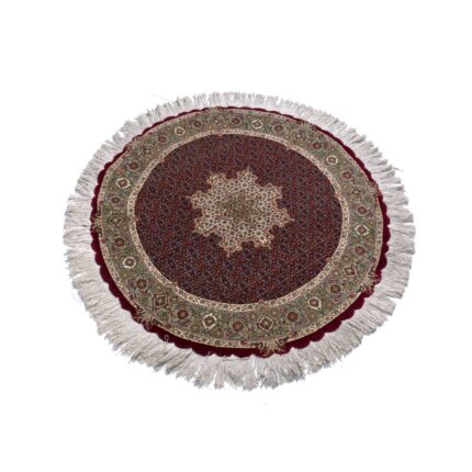 Tappeto Tabriz 50 Raj Disegno Mahi Rotondo 110 cm