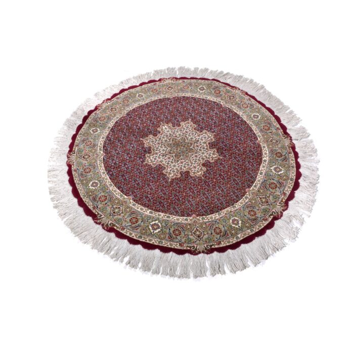 Tappeto Tabriz 50 Raj Disegno Mahi Rotondo 110 cm