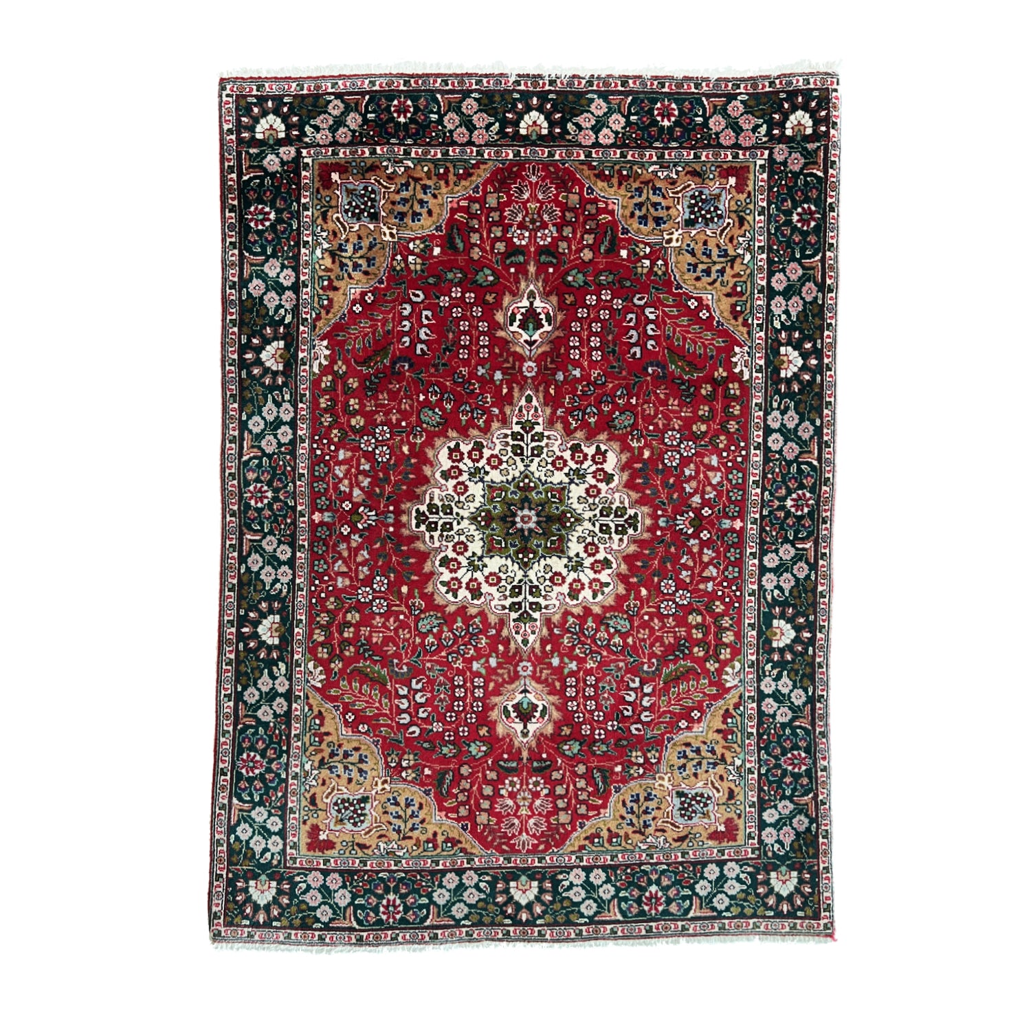 Tappeto Tabriz 40 Raj 141 X 99 cm