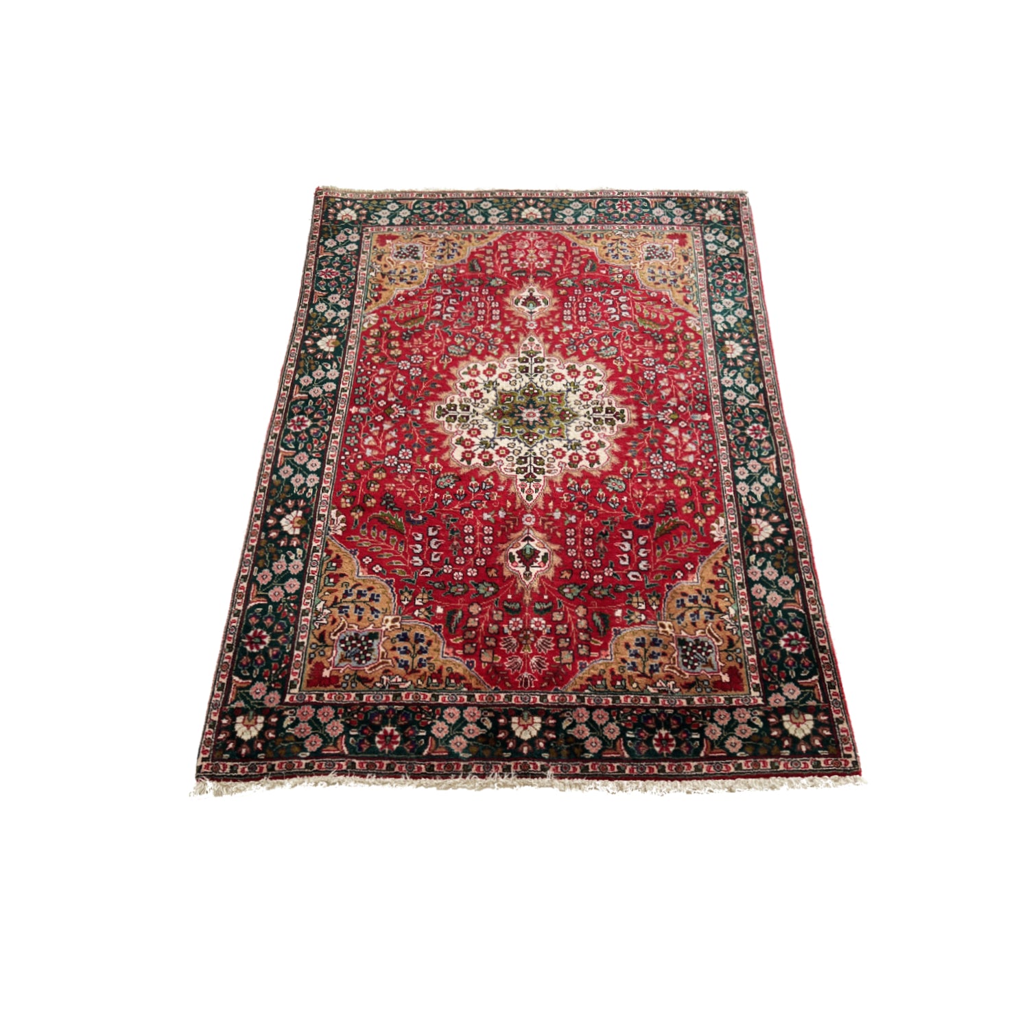 Tappeto Tabriz 40 Raj 141 X 99 cm