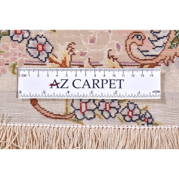 Tappeto Tabriz 60 Raj trama seta 305 X 200 cm