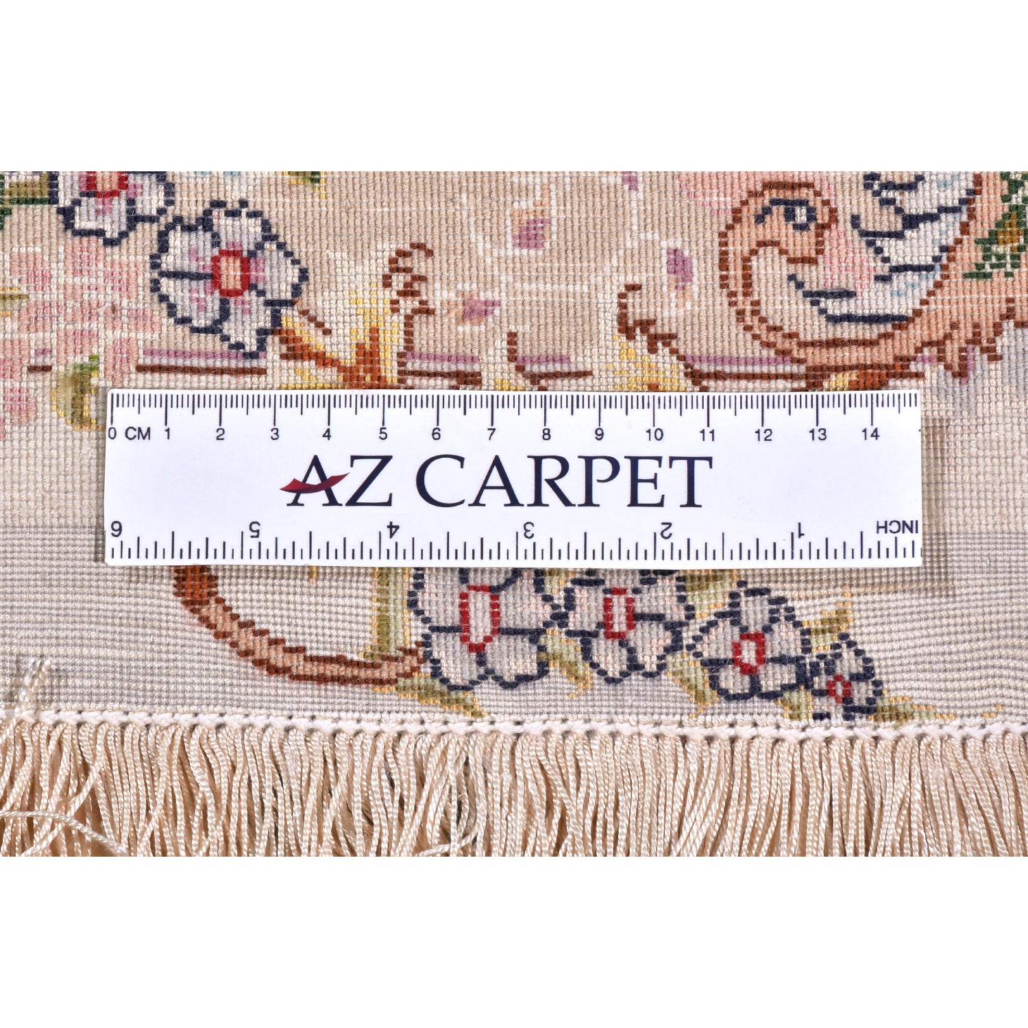 Tappeto Tabriz 60 Raj trama seta 305 X 200 cm Tappeto Tabriz 60 Raj trama seta 305 X 200 cm
