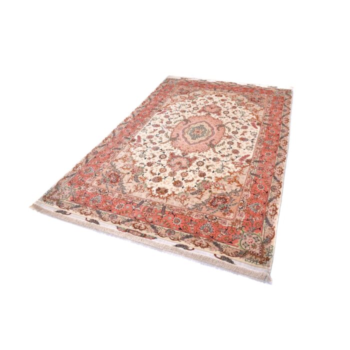 Tappeto Tabriz 60 Raj trama seta 305 X 200 cm
